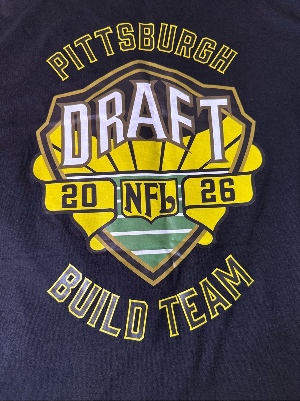 Brand New Limited Edition NFL Draft Pittsburgh Draft 2026 T Shirt Size Large